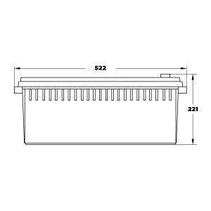 Μπαταρία Sunlight 200Ah 12V κλειστού τύπου για συστήματα UPS και ασφαλείας.
