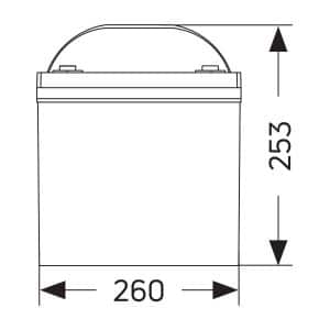 Μπαταρία βαθιάς εκφόρτισης 6V 240Ah Tianneng