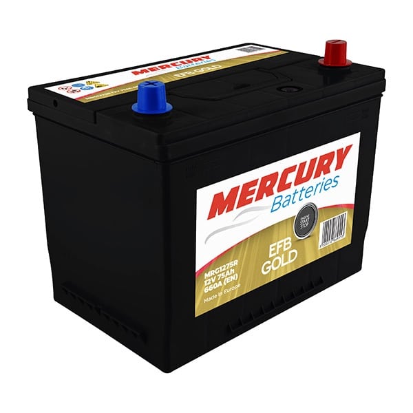 Μπαταρία 12V 75Ah Ιαπωνικού Τύπου Δεξιά EFB Gold Start – Stop