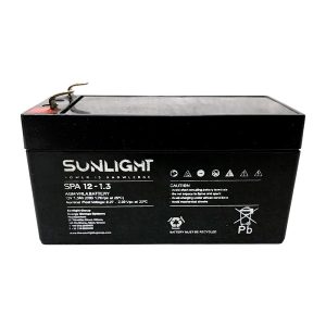 AGM μπαταρία Sunlight 12V 1.3Ah SPA κλειστού τύπου χωρίς συντήρηση