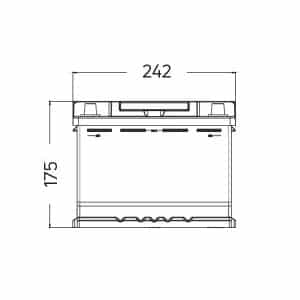 Ανθεκτική μπαταρία EFB Mercury για σύστημα Start-Stop
