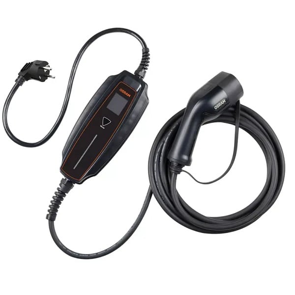 OPC20A05_3 Λεπτομέρεια σύνδεσης του φορτιστή EV Osram OPC20A05 σε οικιακή πρίζα