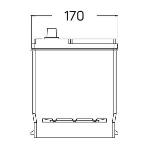 Μπαταρία αυτοκινήτου Dynamic Mercury 12V 70Ah με αριστερή πολικότητα