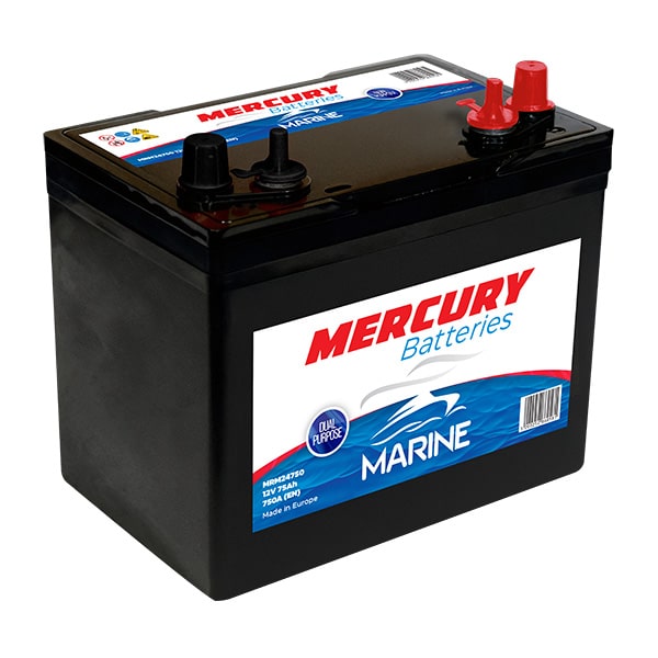 MRM24750 Μπαταρία Marine 12V 75Ah Κλειστού Τύπου Dual MERCURY για εκκίνηση και service