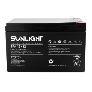 Μπαταρία Sunlight VRLA 12V 12Ah SPA για UPS και συναγερμούς
