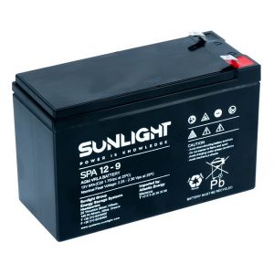 Μπαταρία Sunlight VRLA 12V 9Ah SPA για UPS και συναγερμούς