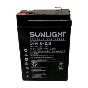 Μπαταρία Sunlight VRLA 12V 2.8Ah SPA για UPS και συναγερμούς
