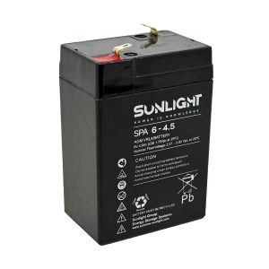 Μπαταρία Sunlight VRLA 6V 4.5Ah SPA για UPS και συστήματα ασφαλείας