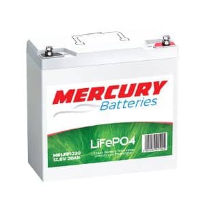 Μπαταρία Λιθίου 12V 20Ah MERCURY LiFePO4 – Υψηλή απόδοση και διάρκεια ζωής