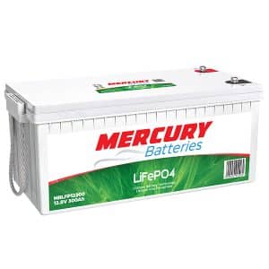 Lithium Battery 12V 300Ah LiFePO4 MERCURY Batteries for photovoltaic systems