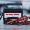 μπαταρία mercury dynamic με καλώδια εκκίνησης αυτοκινήτου