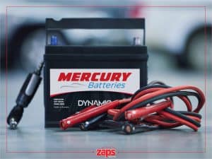 μπαταρία mercury dynamic με καλώδια εκκίνησης αυτοκινήτου