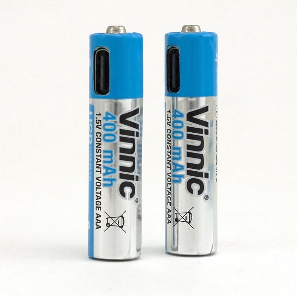 Μπαταρία Λιθίου AAA Επαναφορτιζόμενη USB Li-Ion