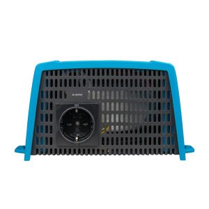 Πίσω όψη Victron Phoenix 12/375 με θύρα VE.Direct για παρακολούθηση αυτόνομου συστήματος.