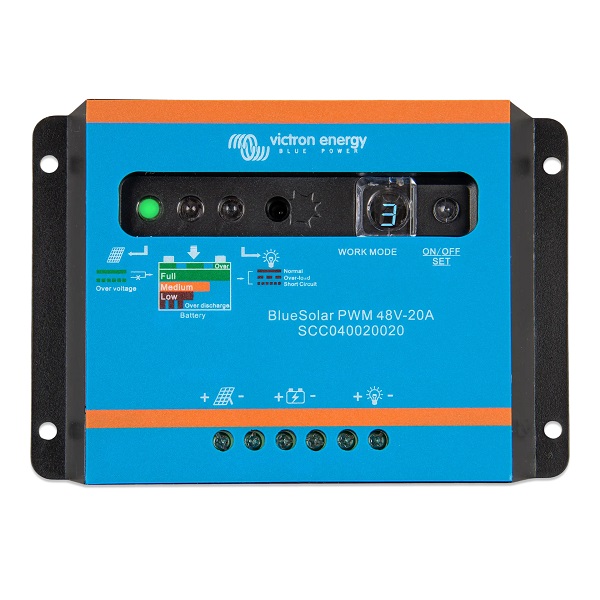 Ρυθμιστής Φόρτισης Victron Energy BlueSolar PWM-Light 48V 20A