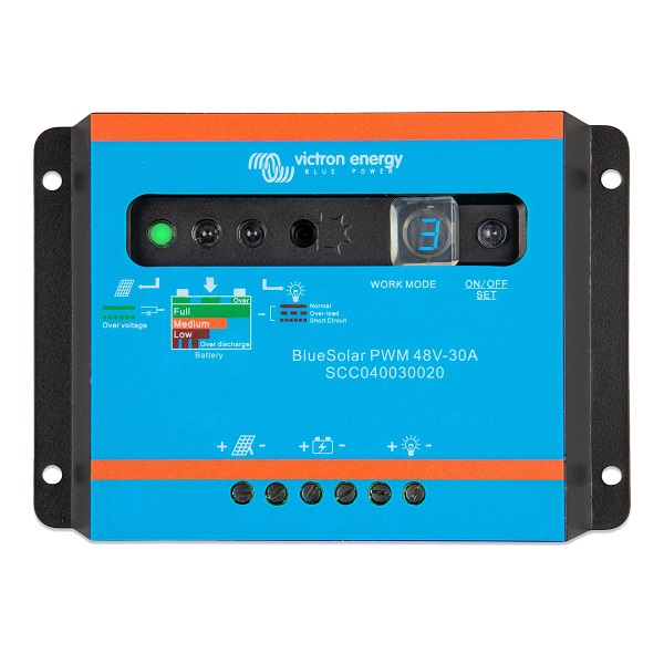 Ρυθμιστής Φόρτισης Victron Energy BlueSolar PWM-Light 48V 30A