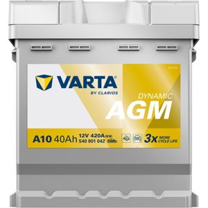VARTA Dynamic AGM 540 901 042 τεχνολογία απορροφητικού υαλοβάμβακα