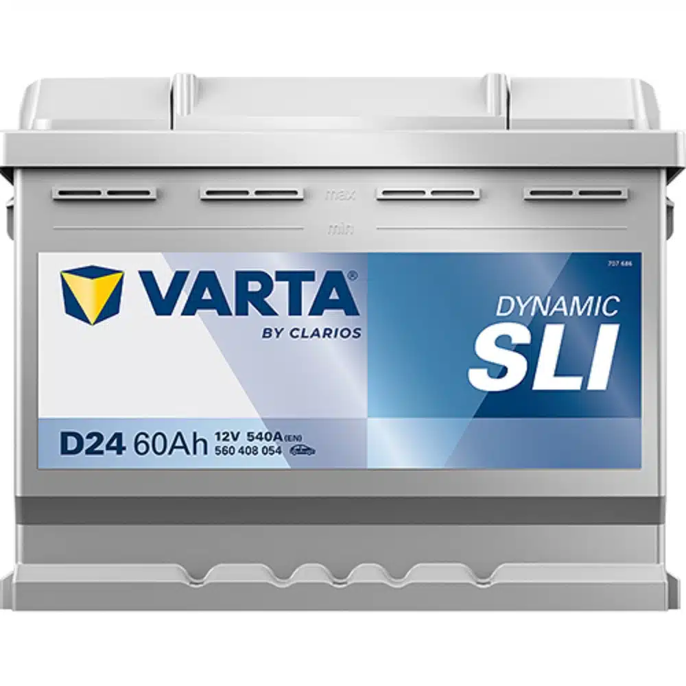 Car Battery VARTA Dynamic SLI D24 12V 60Ah 540A (EN) – ZAPS Batteries