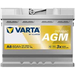 VARTA 560 901 068 Dynamic AGM πλάγια όψη χαρακτηριστικά