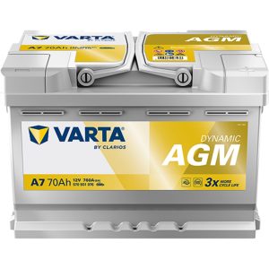 Μπαταρία VARTA Dynamic AGM 70Ah 760A A7 για συστήματα Start-Stop