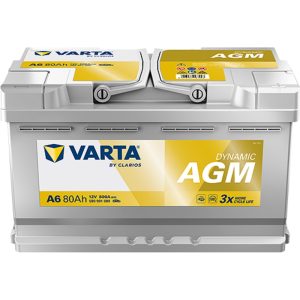 Μπαταρία VARTA Dynamic AGM 80Ah 800A A6 για μεγάλα οχήματα