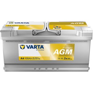 Μπαταρία VARTA Dynamic AGM 105Ah 950A A4 για premium SUV