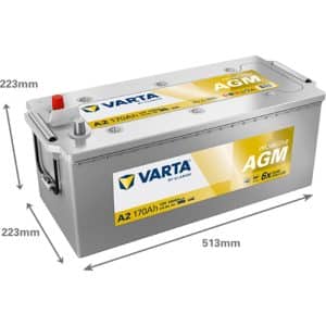 Επαγγελματική μπαταρία VARTA A2 170Ah για σύγχρονα οχήματα Euro 6