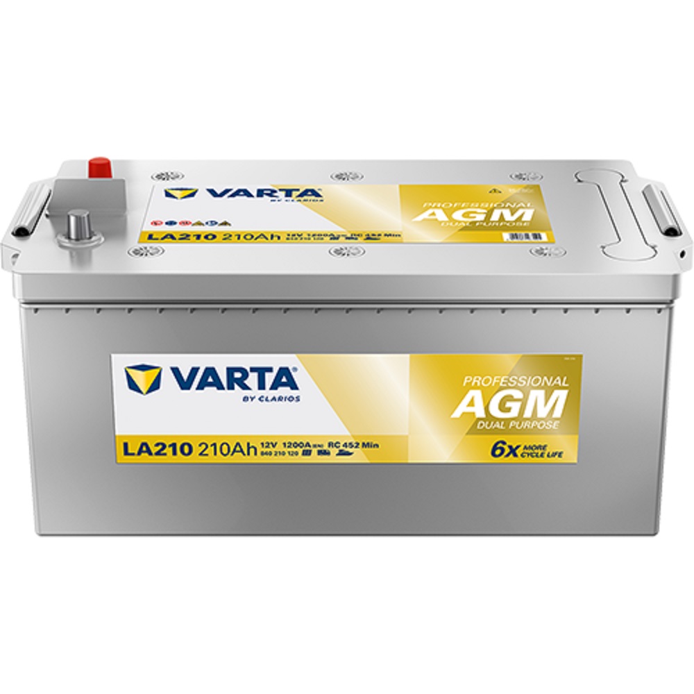 Μπαταρία Σκαφών & Leisure VARTA Professional AGM LA210 12V 210Ah 1200A (EN)