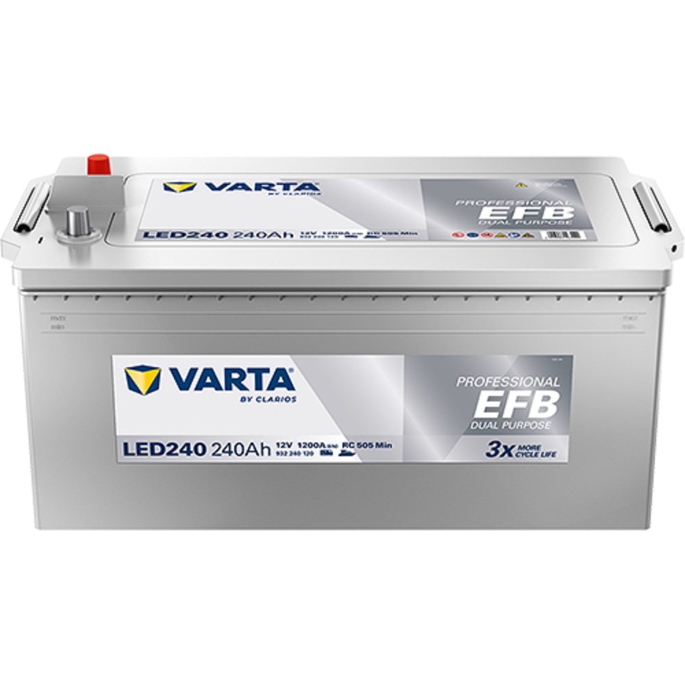 Μπαταρία Σκαφών & Leisure VARTA Professional EFB LED240 12V 240Ah 1200A (EN)