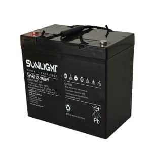 Sunlight SPHR 12V 260W 51.6Ah High Rate VRLA AGM battery