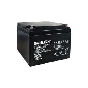 Sunlight SPHR 12V 135W 26.5Ah High Rate VRLA AGM battery