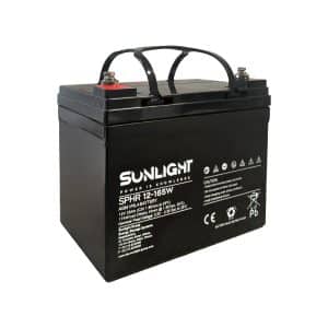 Sunlight SPHR 12V 165W 33.6Ah High Rate VRLA AGM battery