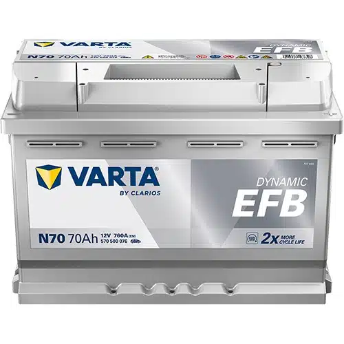 Μπαταρία Αυτοκινήτου VARTA Blue Dynamic EFB N70 12V 70Ah 760A (EN)