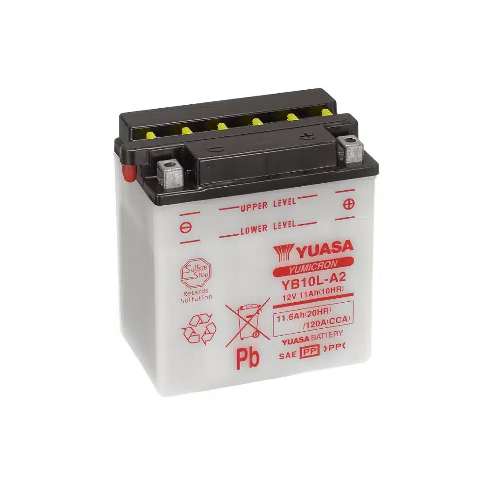 Μπαταρία Μοτοσυκλέτας YUASA YB10L-A2 12V 11Ah Χ/ΥΓΡΑ