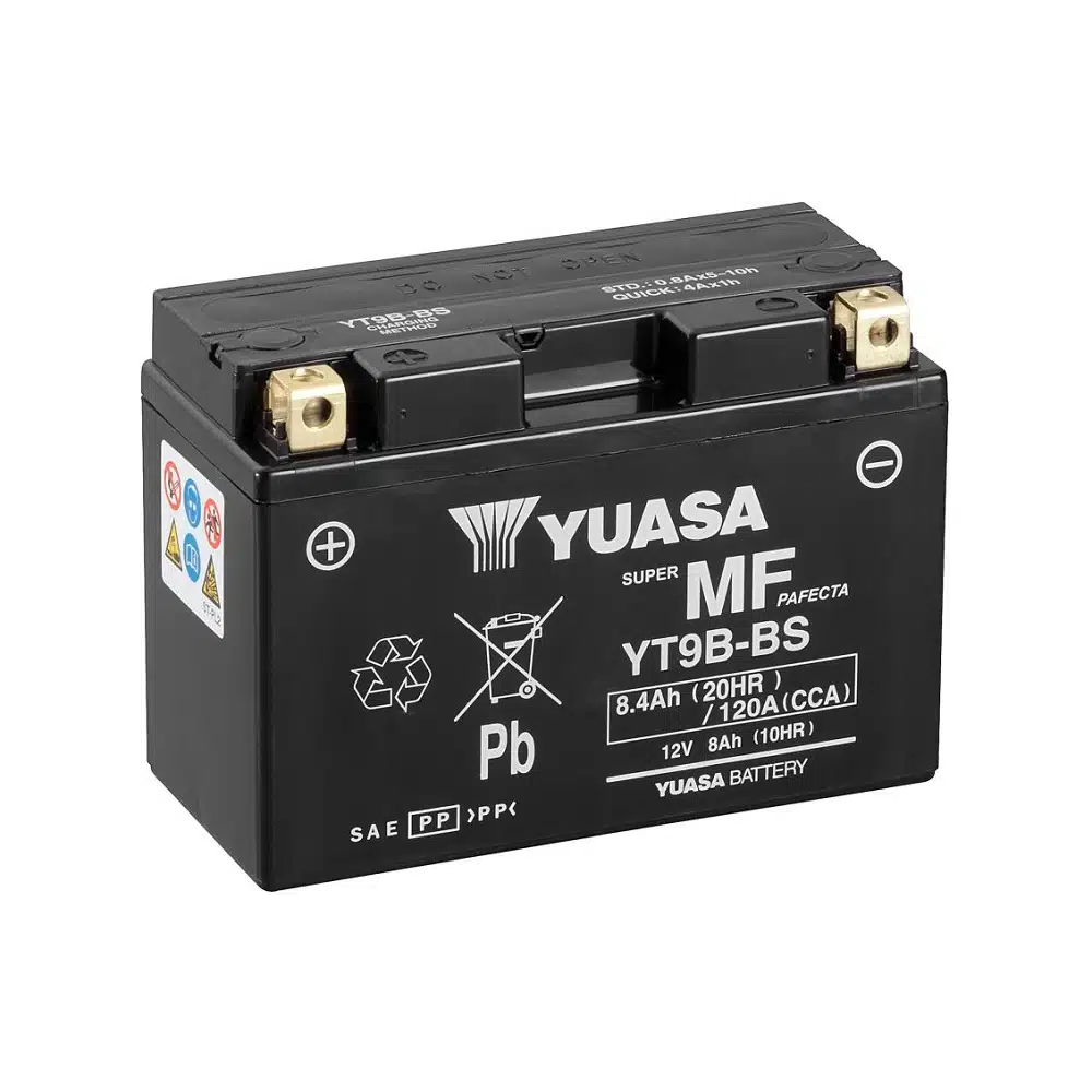 Μπαταρία Μοτοσυκλέτας YUASA YT9B-BS 12V 8Ah