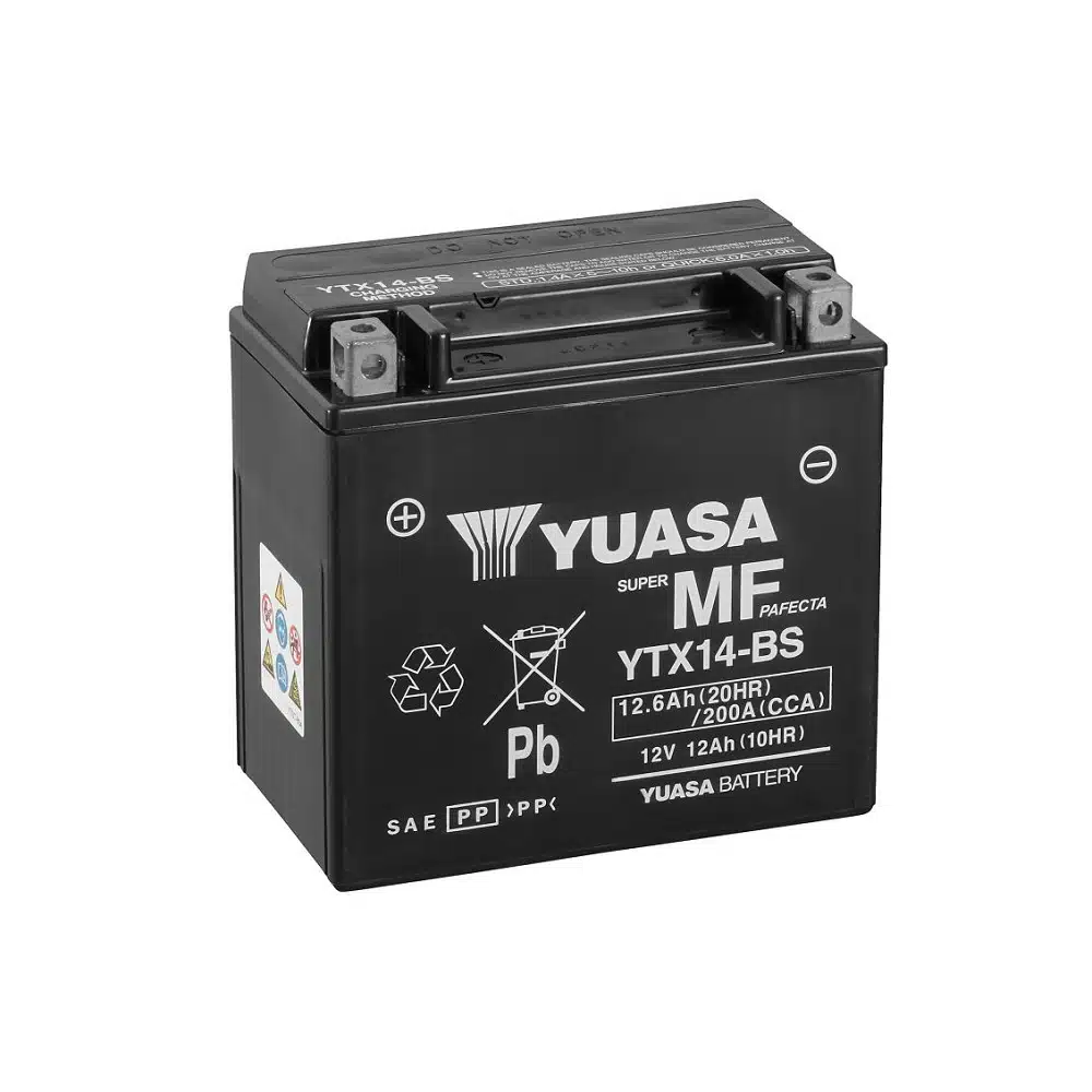 Μπαταρία Μοτοσυκλέτας YUASA YTX14-BS 12V 8Ah