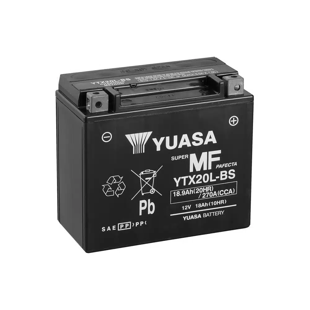 Μπαταρία Μοτοσυκλέτας YUASA YTX20L-BS 12V 18Ah