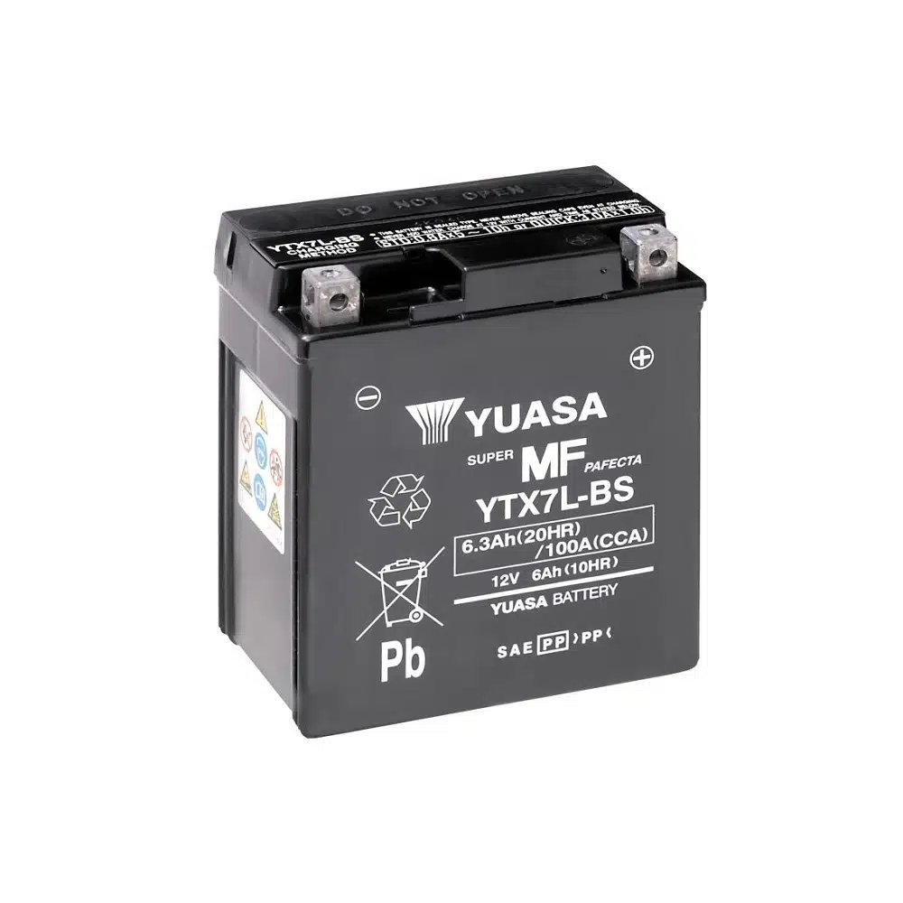 Μπαταρία Μοτοσυκλέτας YUASA YTX7L-BS 12V 6Ah