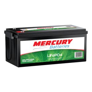 Μπαταρία λιθίου MERCURY LiFePO4 12.8V 200Ah (μοντέλο MRLFP12200M) βαθιάς εκφόρτισης για μέγιστη απόδοση.