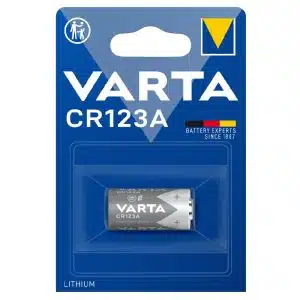 Μπαταρία λιθίου Varta CR123A 3V υψηλής απόδοσης από τη ZAPS.
