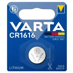 Μπαταρία λιθίου κουμπιού Varta CR1616 3V υψηλής απόδοσης από τη ZAPS.