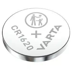 Συσκευασία μπαταρίας κέρματος Varta CR1620 3 Volt για μικρές ηλεκτρονικές συσκευές.