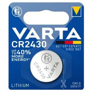 Μπαταρία λιθίου κουμπιού Varta CR2430 3V υψηλής απόδοσης από τη ZAPS.