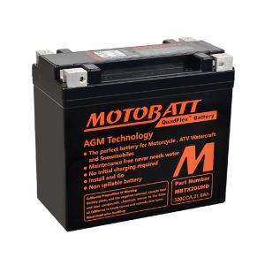 Μπαταρία μοτοσυκλέτας και Powersports MOTOBATT MBTX20UHD 12V 22Ah AGM QuadFlex