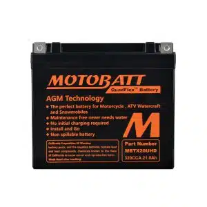 Μπαταρία Motobatt MBTX20UHD 12V 22Ah για βαρέα οχήματα και cruisers.